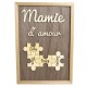🧩 Cadre personnalisé A4 "Mamie d’amour" 🧩