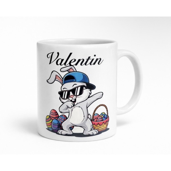 Mug personnalisé Pâques avec prénom,