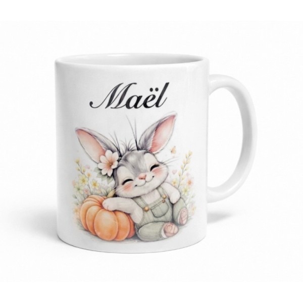 Mug personnalisé Pâques avec prénom,.
