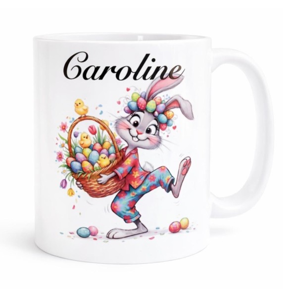 Mug personnalisé Pâques avec prénom !